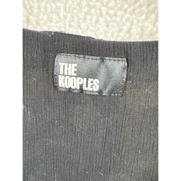 NWT The Kooples Silk Ruffle Mini Dress Daisy Print S - Picture 9 of 11